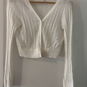 NWOT Cute Cream Women's cropped cardigan Nordstrom Rack